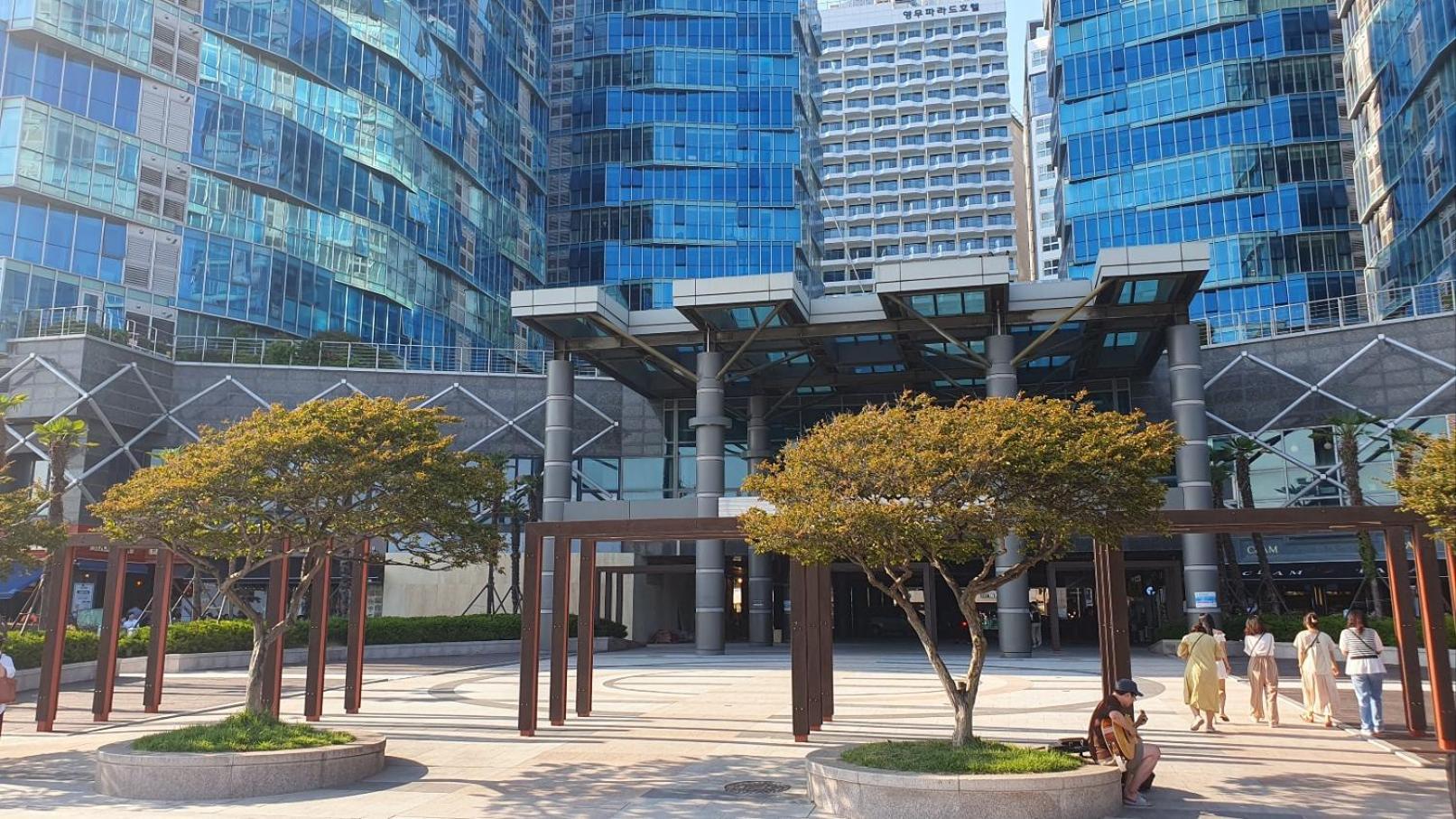 Haeundai Beach 1 Cho Apartment Пусан Екстериор снимка